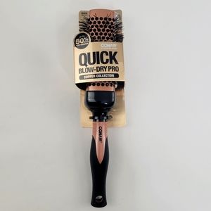 *3/$25 Conair Quick Blow Dry Pro Square Metal Barrel Brush Copper Collection